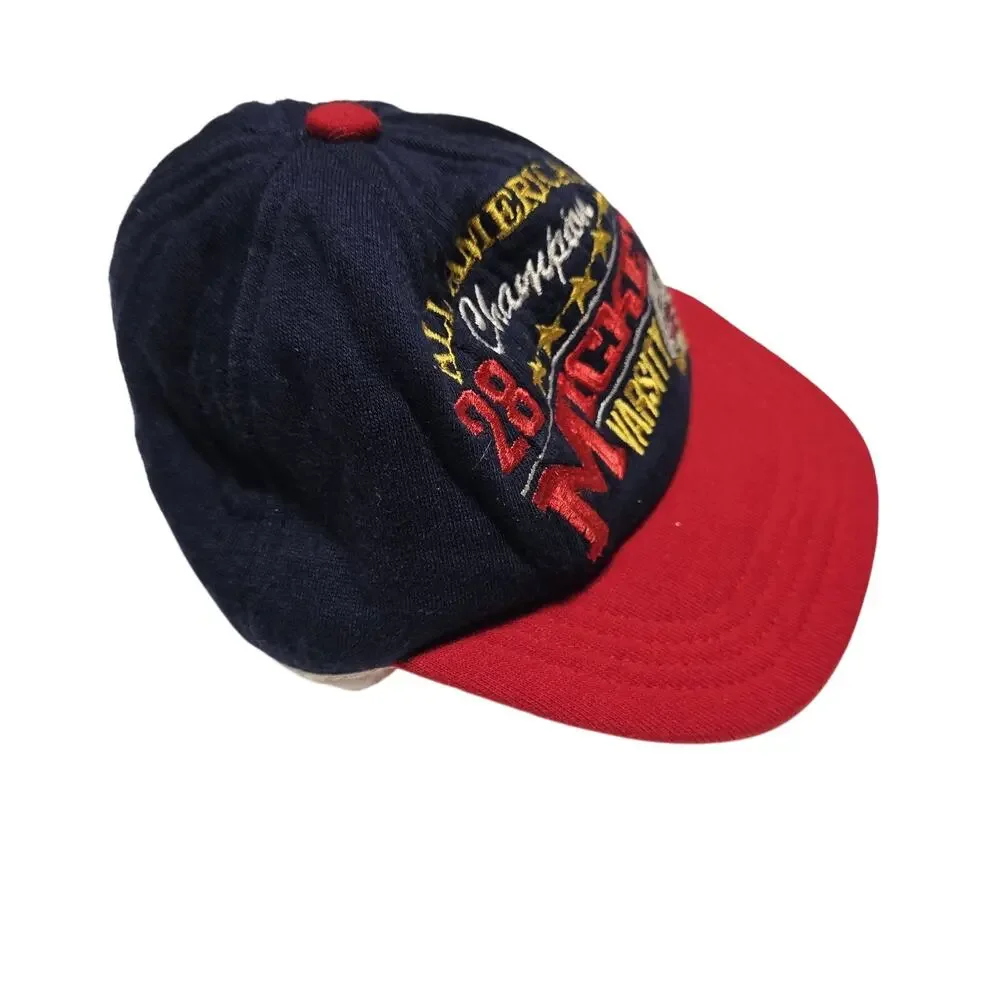 Vintage Disney Store Hat Cap 6-12 Months Denim Embroidered Mickey Mouse 90's